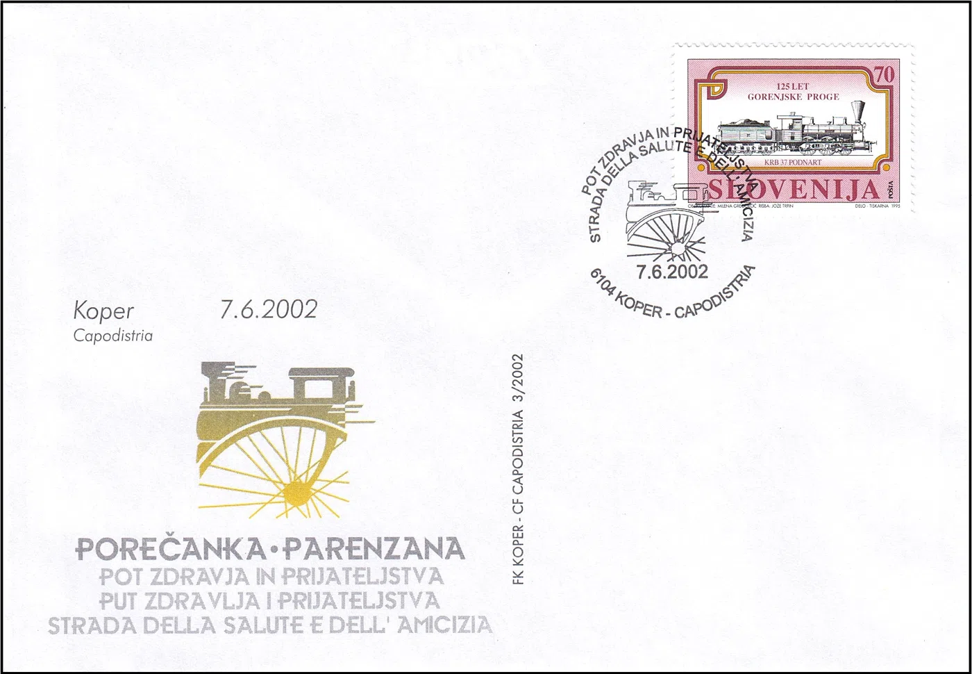 POT ZDRAVJA IN PRIJATELJSTVA POREČANKA